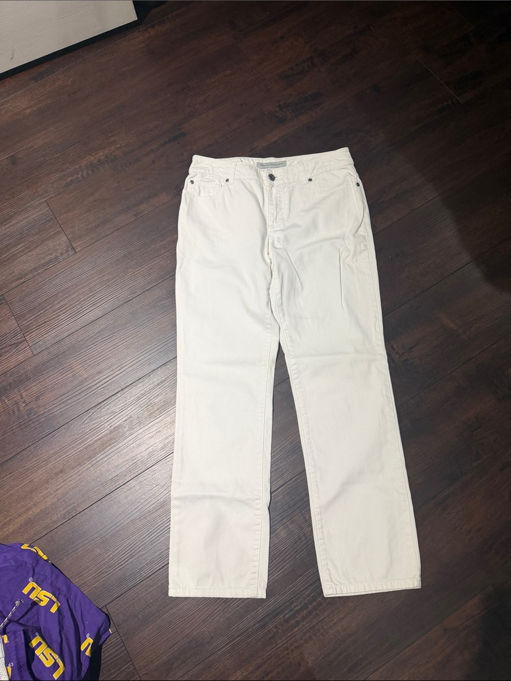 Chico's Women's Straight White Jeans